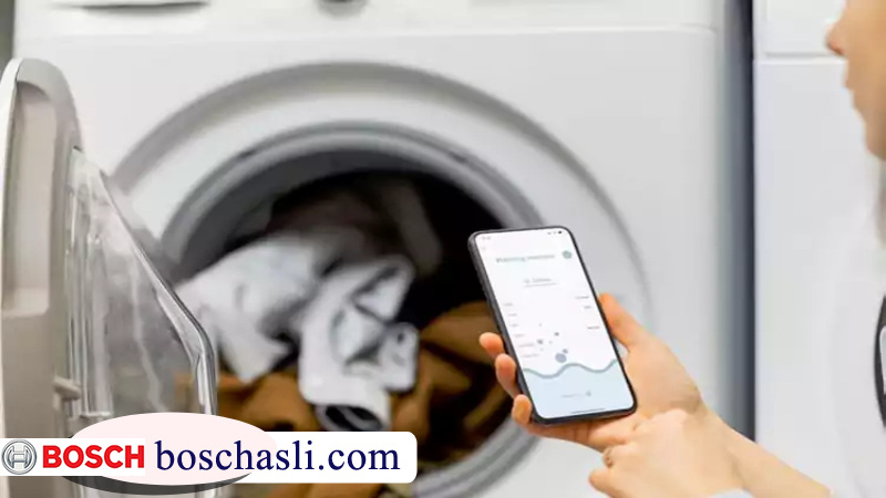 فرق لباسشویی بوش مدل هفت و نه کیلویی در امکانات هوشمند و اتصال به موبایل 